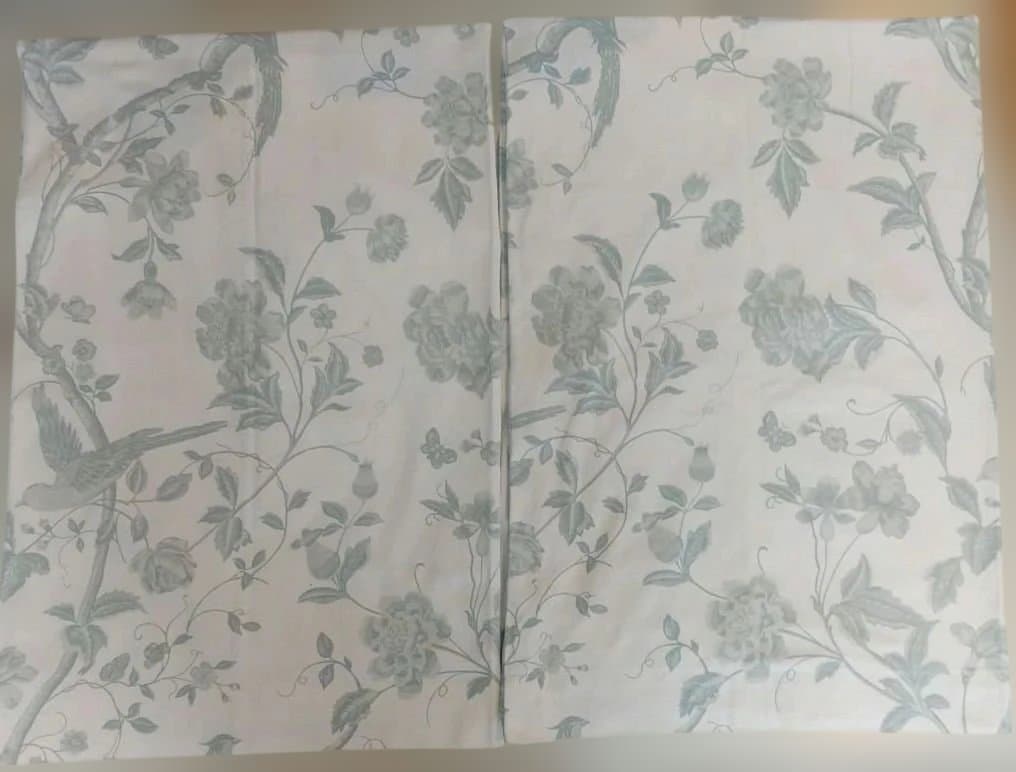 ローラアシュレイサマーパレスダックエッグカーテン 2枚で1組 - メルカリ