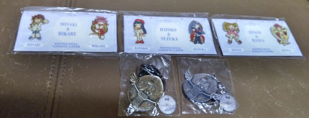 ピンバッジ・キーホルダー◎機動天使エンジェリックレイヤー