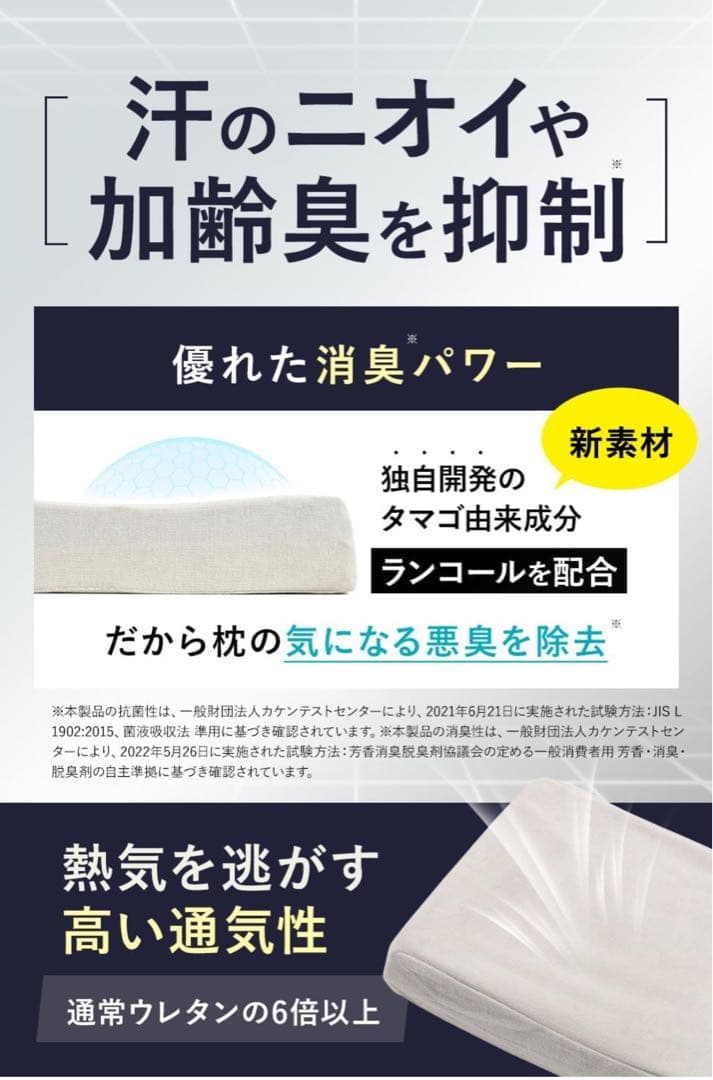 MACR 枕 カバー付 ウレタン機能性 2層フォーム設計 シリアルナンバー付