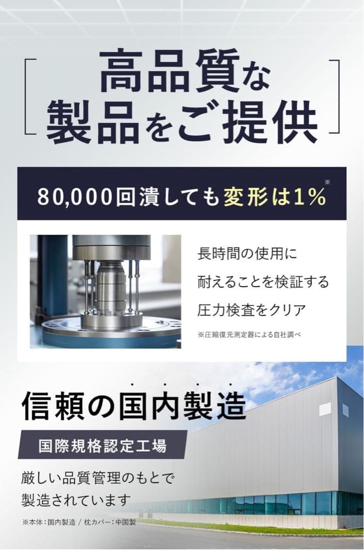 MACR 枕 カバー付 ウレタン機能性 2層フォーム設計 シリアルナンバー付