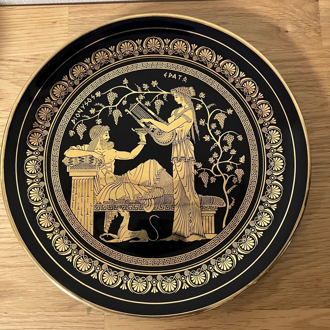 I.SPYROPOULOS ギリシャ 24K GOLD 飾り皿　灰皿