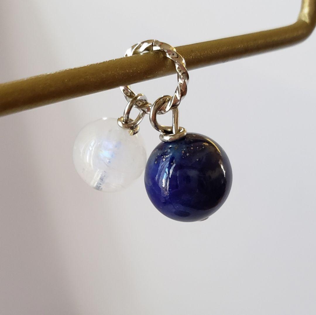 売却済み　295　ラピスラズリ　ブルームーンストーン　ペンダントトップ