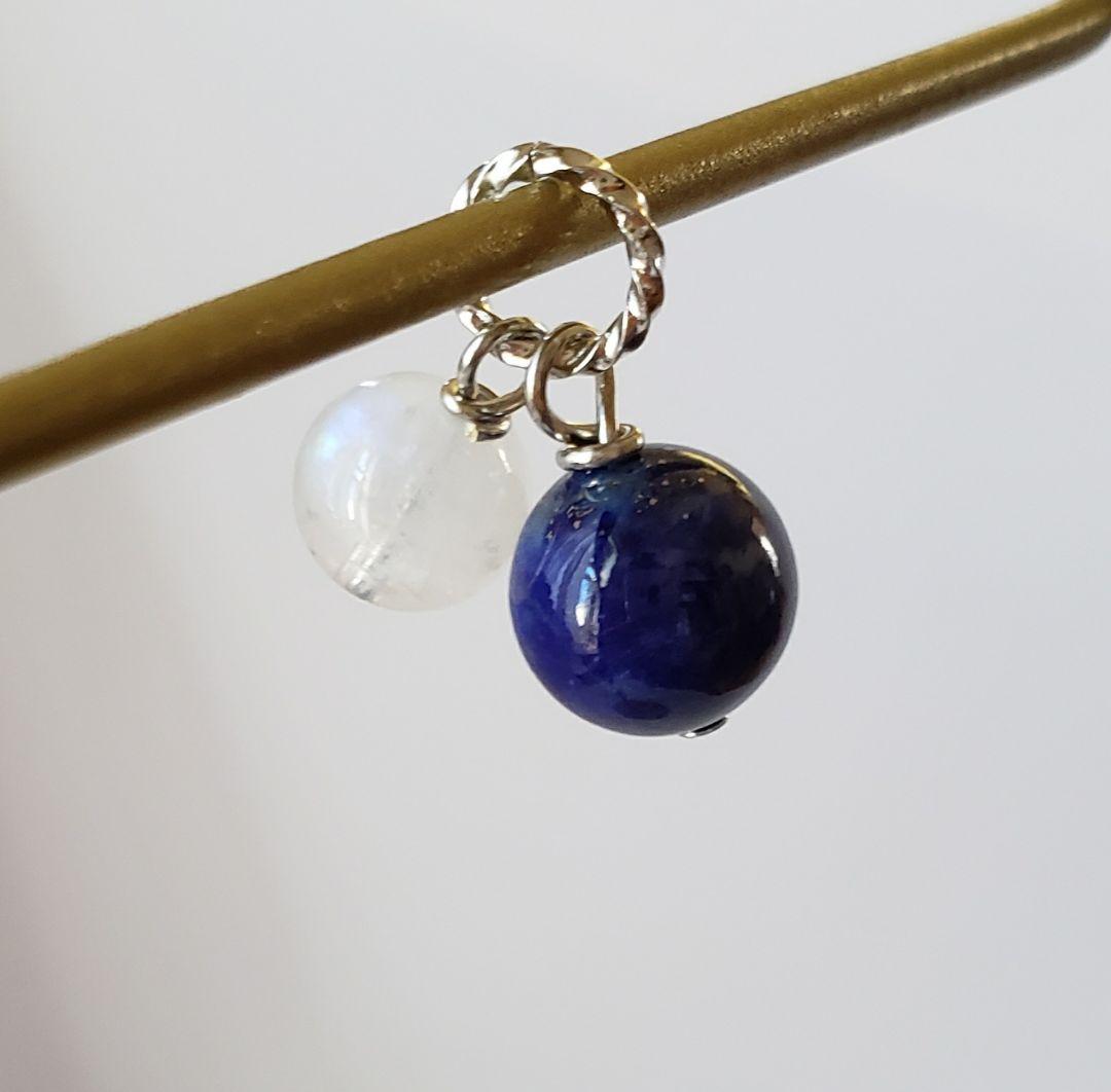 売却済み　295　ラピスラズリ　ブルームーンストーン　ペンダントトップ