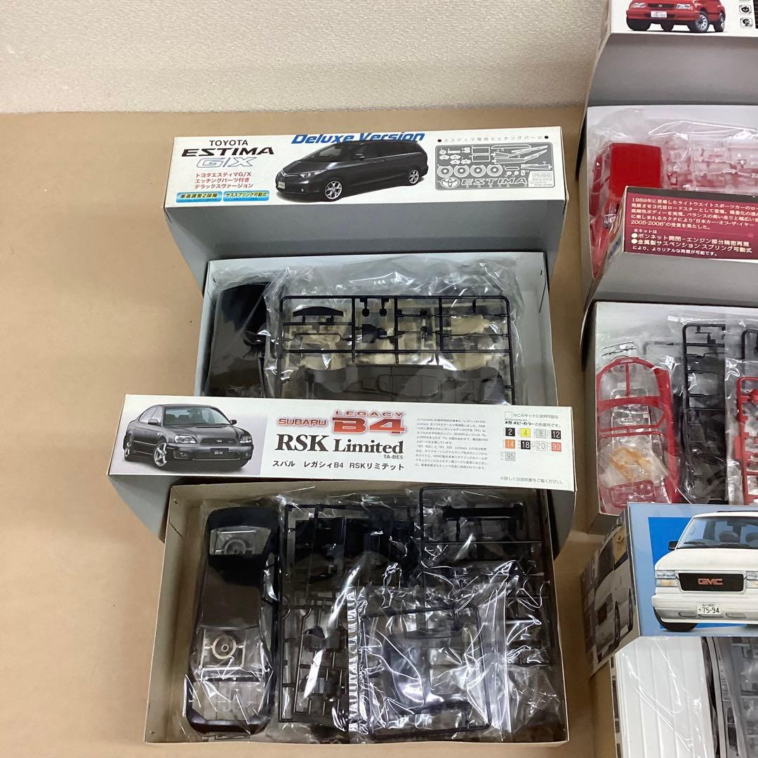 フジミ模型 1/24スケール 旧車・準旧車含むプラモ8個セット 未組立品