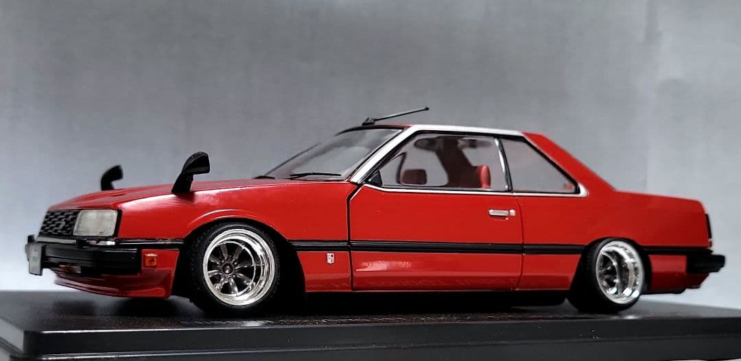 1/24　スカイライン改　GT-ES　R30　ワタナベ　深リム　ホイール