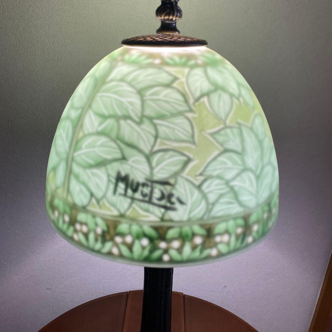 アルフォンス ミュシャ画 ペンダントランプ照明　アンティーク調