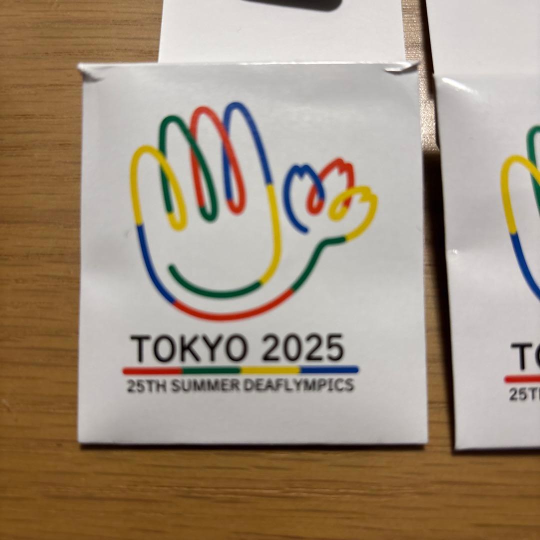 TOKYO 2025 デフリンピック ピンバッジ 3個セット - メルカリ