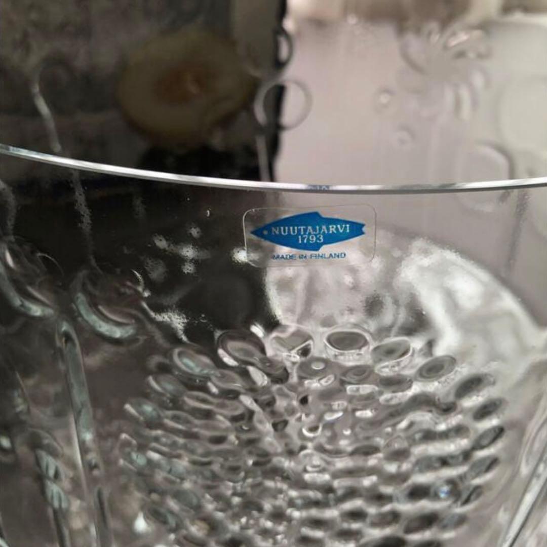 北欧ビンテージ【Nuutajarvi・ヌータヤルヴィ】Flora フローラボウル