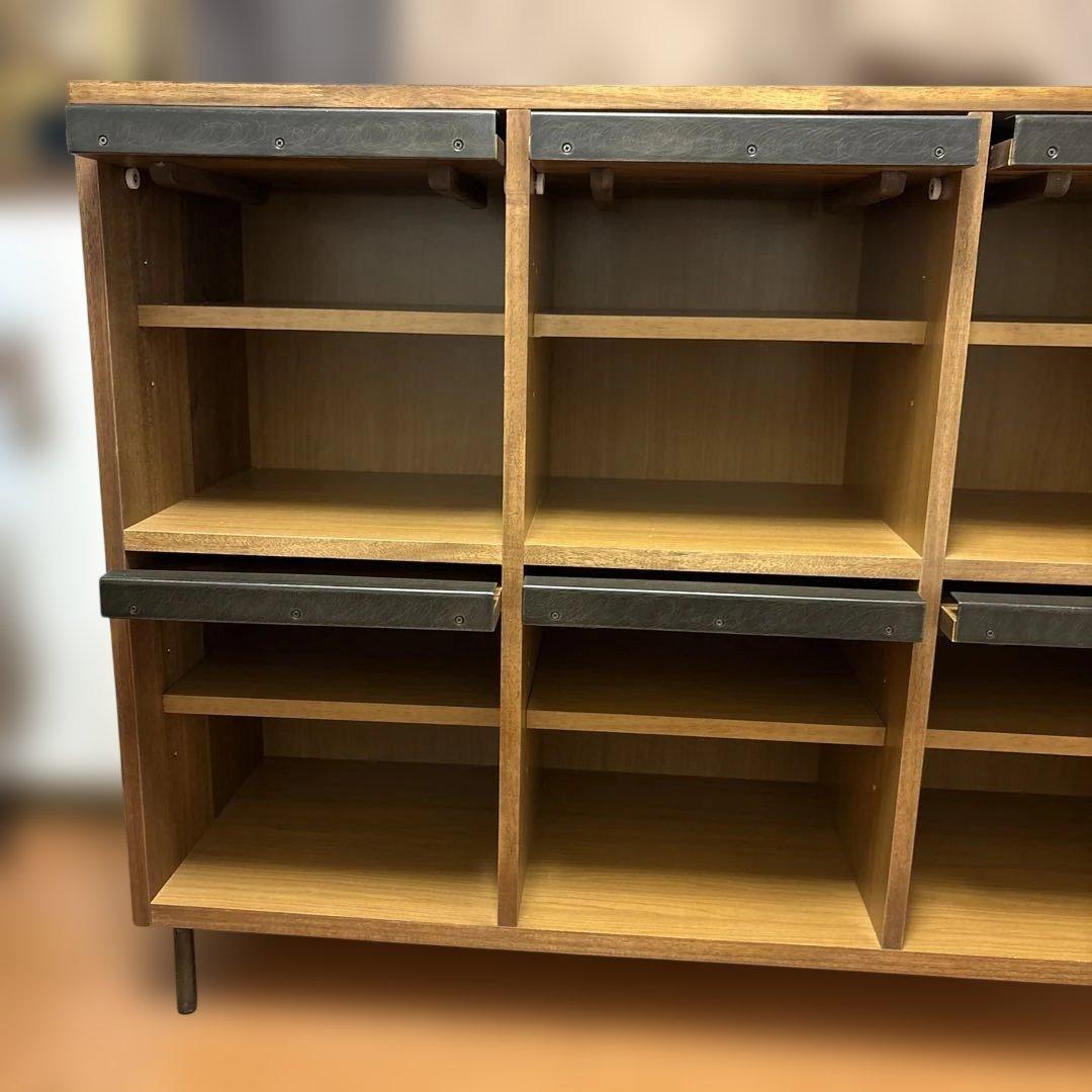 unico　SWELLA　スウェラ　レコードラック　アカシア材　W1190