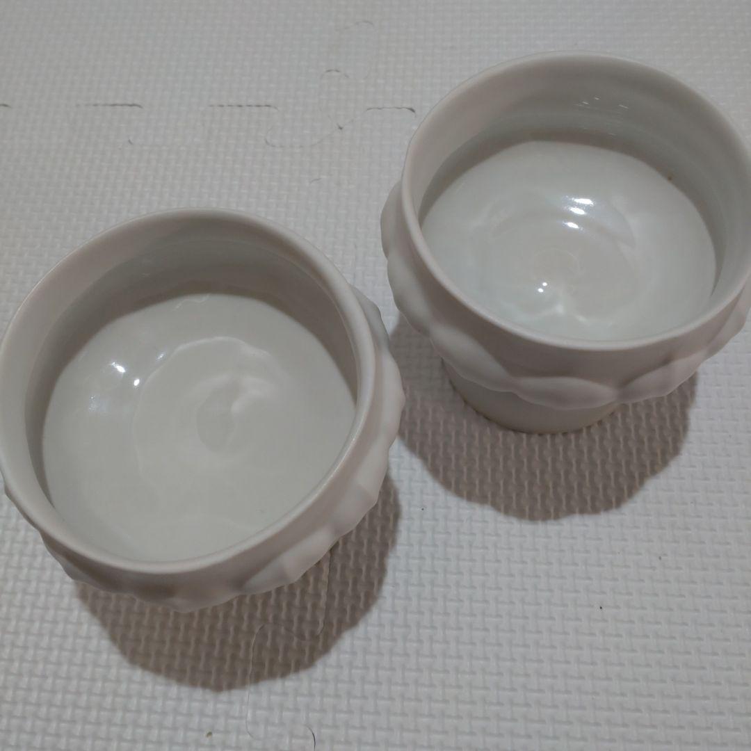 臼杵焼　ホワイトフリル　デザイン　デザート　サンデーカップ