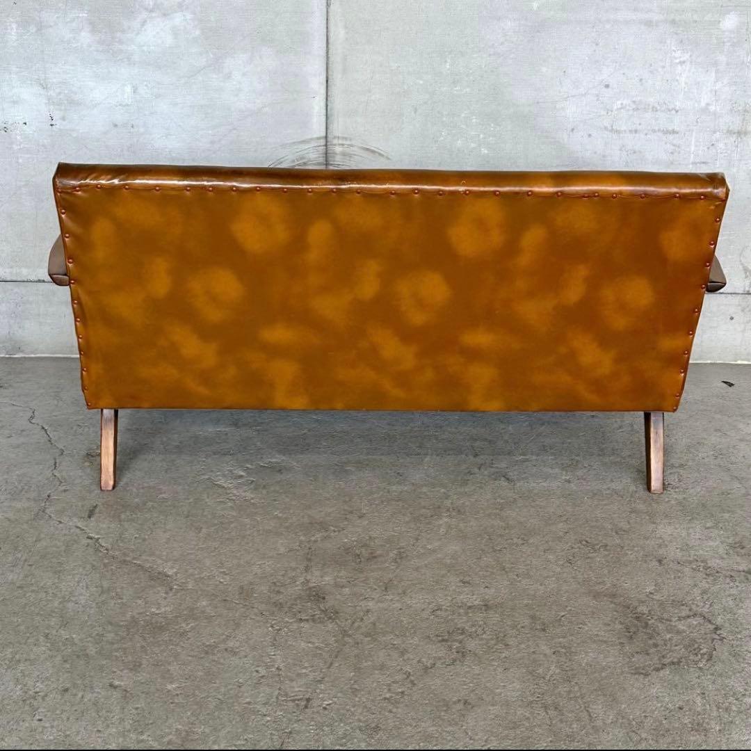 ✦60s〜70s✦ 昭和レトロ ミッドセンチュリー 2人掛けソファ ヴィンテージ