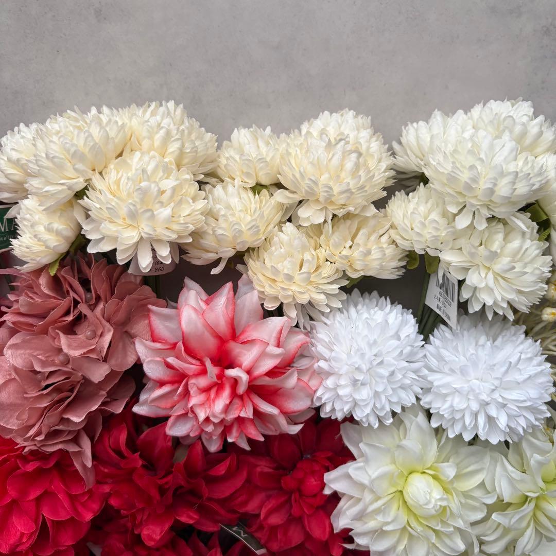 東京堂　アーティフィシャルフラワー　まとめ売り　紫陽花　ベリー　蘭　ダリア