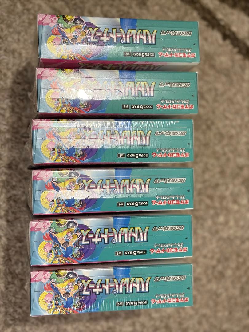 シュリンク付 6BOX バトルパートナーズ ポケモンカード - メルカリ