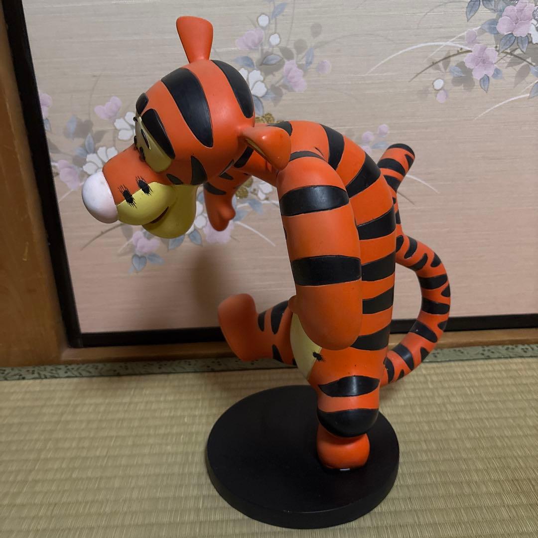 希少　ディズニー クラシック ティガー フィギュア 置物　レトロ　アンティーク