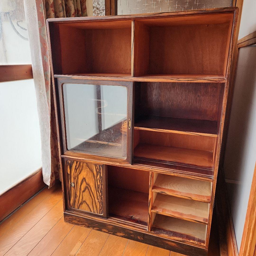 茶箪笥　棚　引出し　昭和レトロ　レトロ　古民具　ヴィンテージ