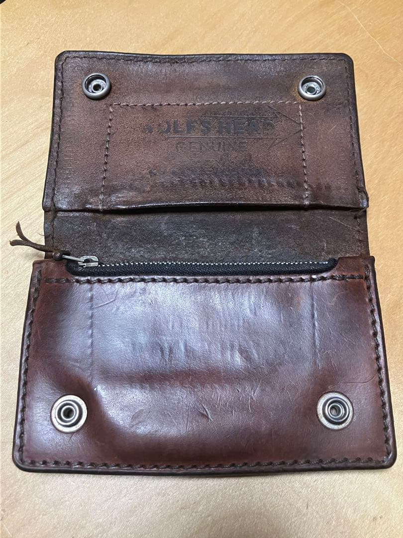 WOLF'S HEAD（ウルフズヘッド）ウォレット財布サークルスタッズ