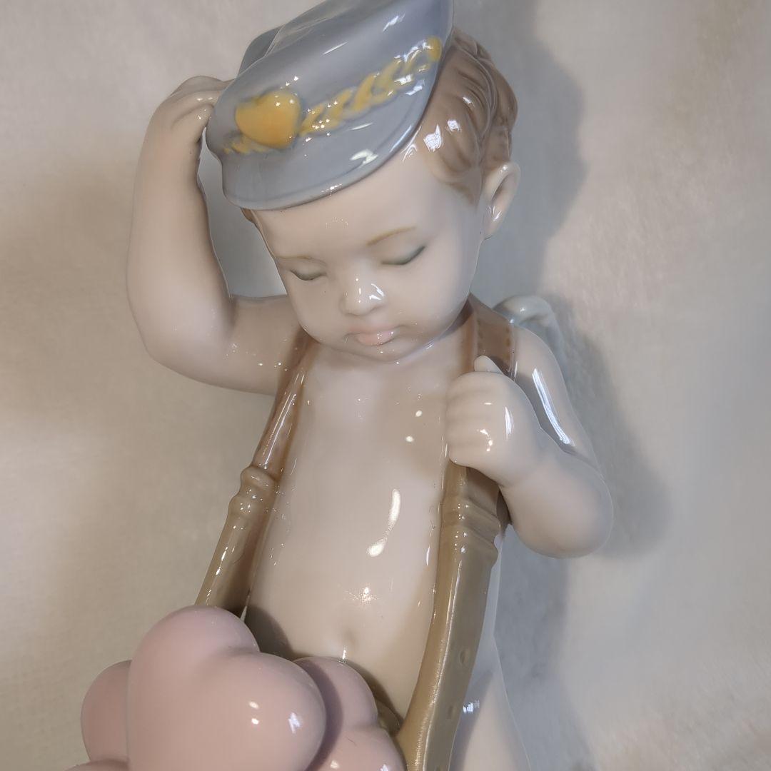 LLADRO リヤドロ ハートがいっぱい 天使 郵便 フィギュリン 廃盤