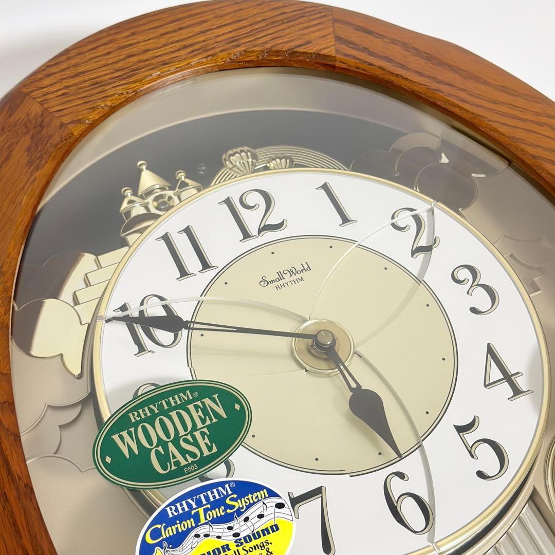 激レア】リズム からくり時計 掛時計 4MH833WB06 - メルカリ