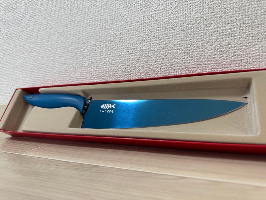 【新品未使用】きまぐれ包丁 きまぐれブルー