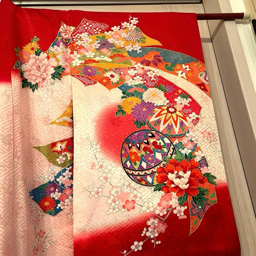 未使用品　女の子お祝着物　産着　七五三