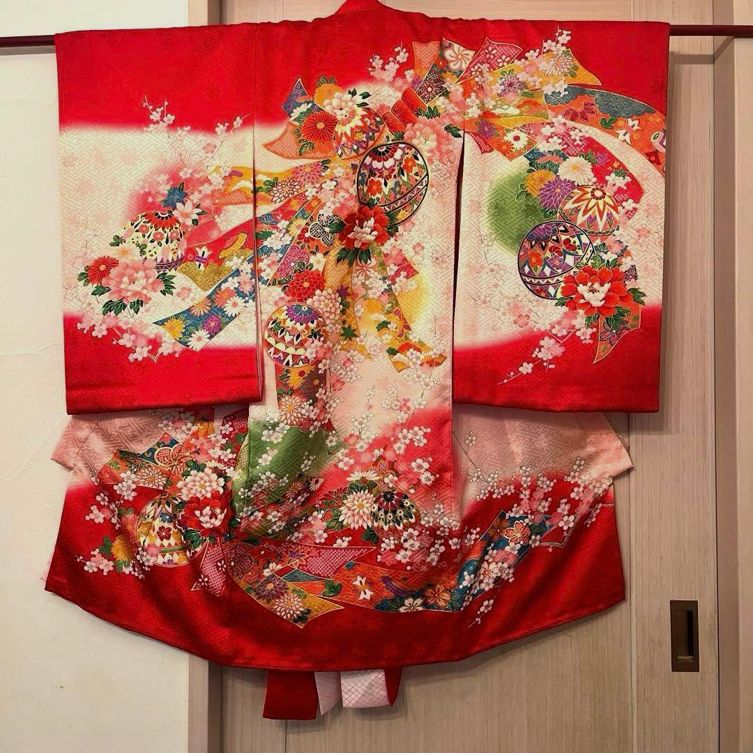 未使用品　女の子お祝着物　産着　七五三