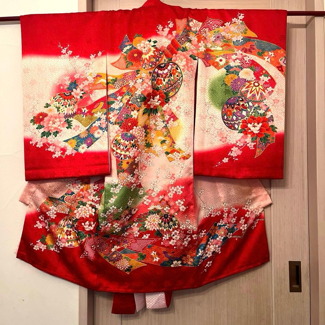 未使用品　女の子お祝着物　産着　七五三