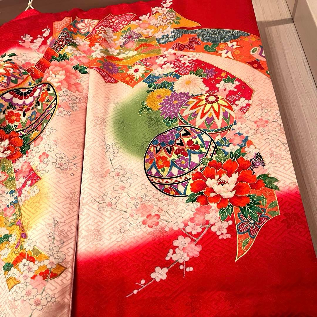 未使用品　女の子お祝着物　産着　七五三