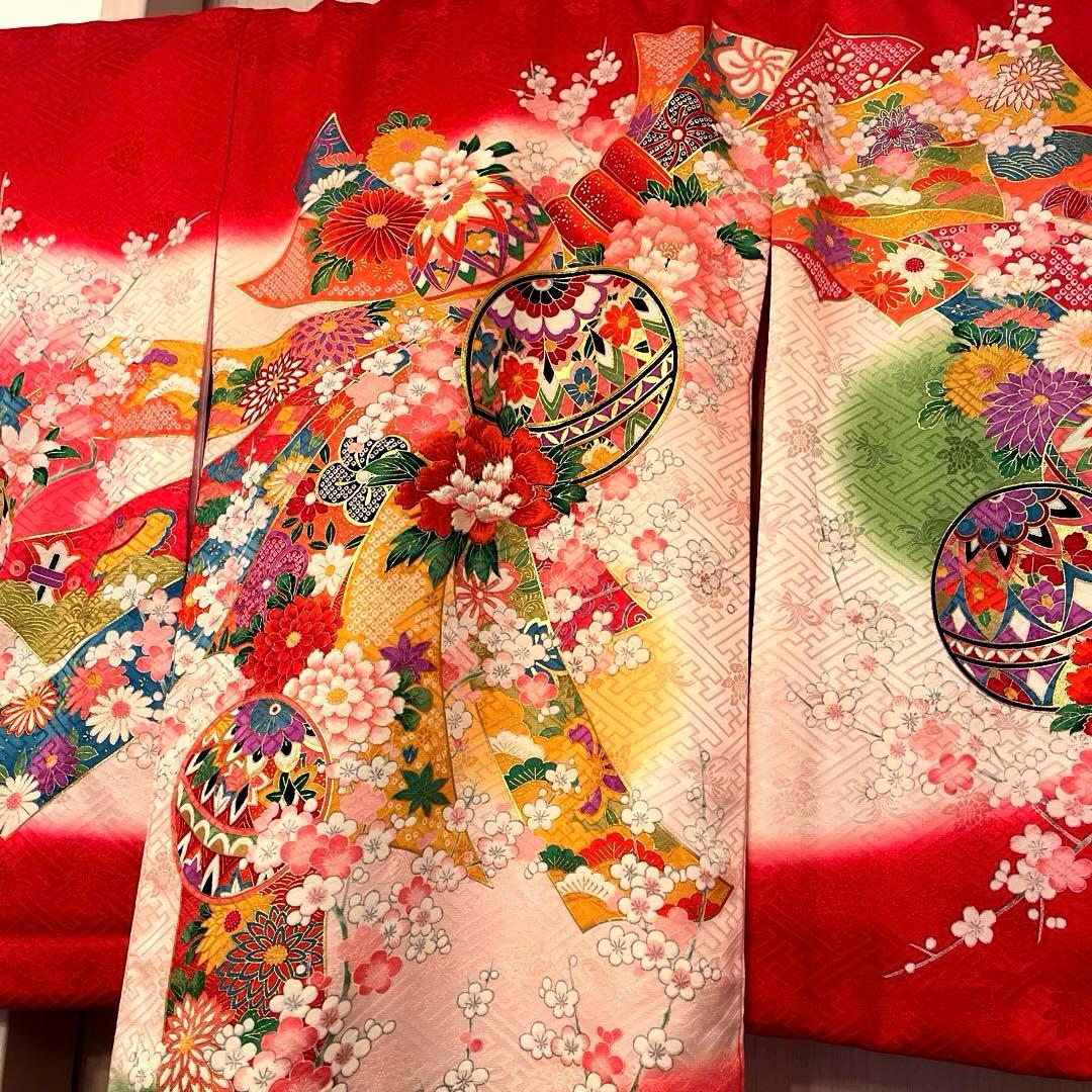未使用品　女の子お祝着物　産着　七五三