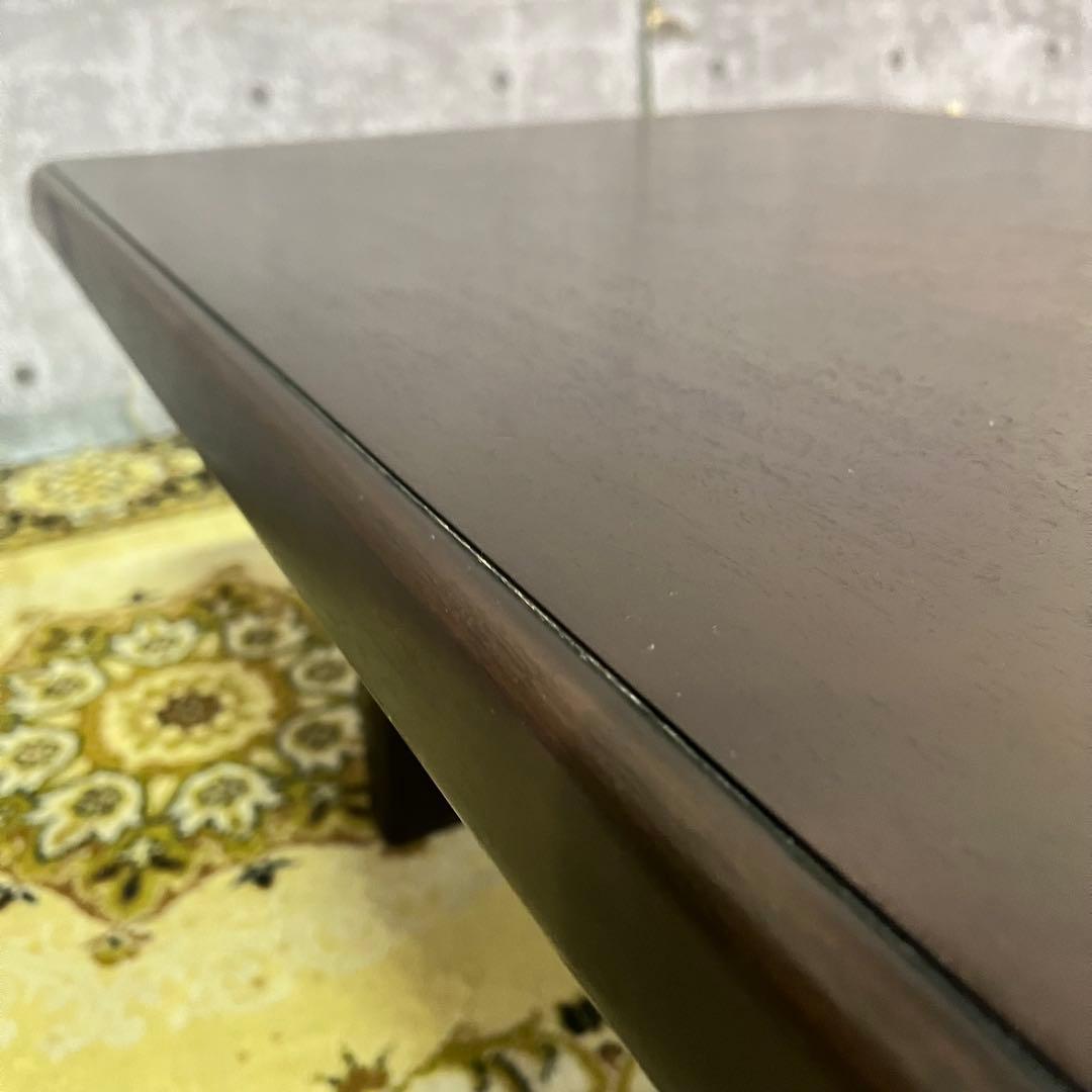 ꧁北海道 旭川家具꧂市松模様 リビングテーブル センター ロー 机 家具 民芸