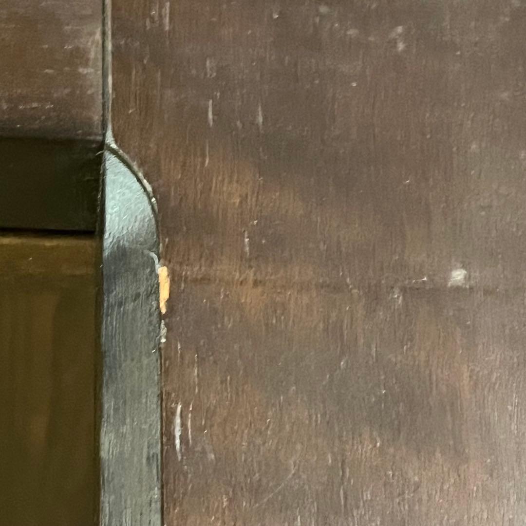 ꧁北海道 旭川家具꧂市松模様 リビングテーブル センター ロー 机 家具 民芸