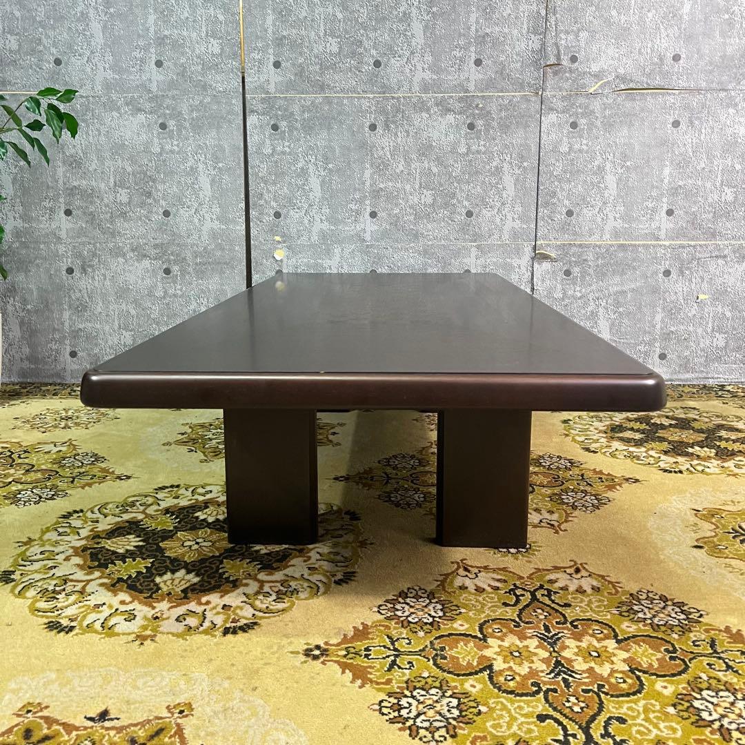 ꧁北海道 旭川家具꧂市松模様 リビングテーブル センター ロー 机 家具 民芸