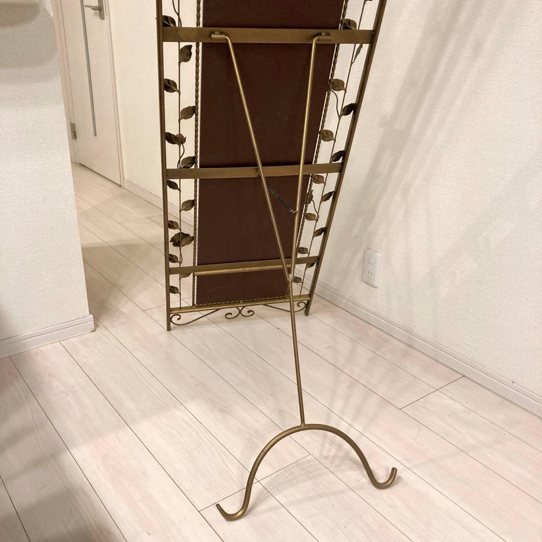 ウォールミラー　アーチ型 スタンドミラー ヴィンテージ アンティーク　アイアン