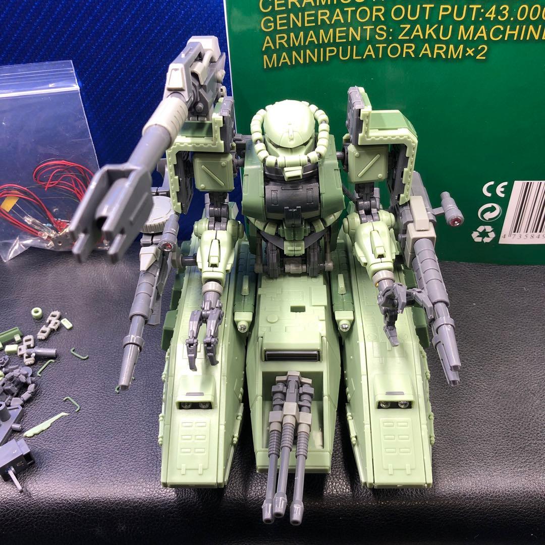 ガンプラ完成品【説明書付き】海外製 1/100 ザクタンク 美品 - メルカリ