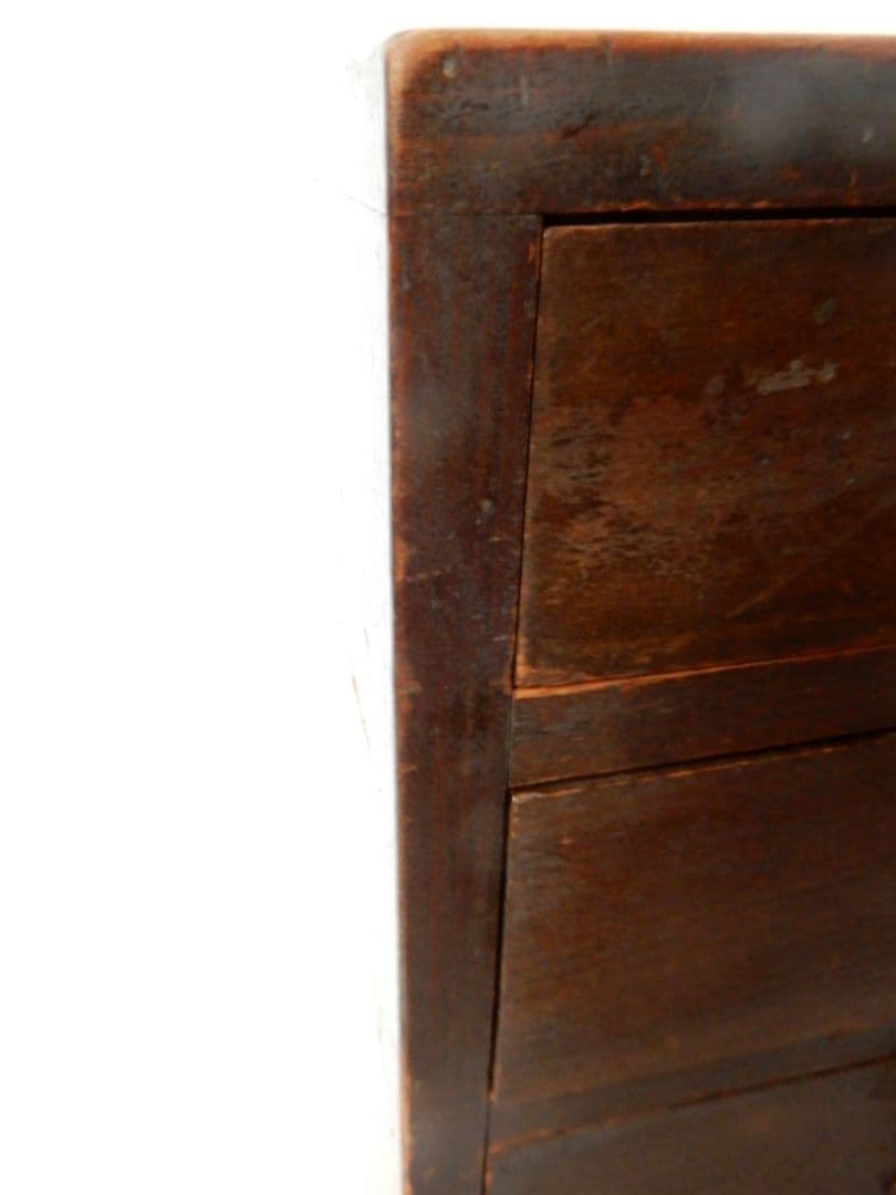 【昭和レトロ アンティーク】引き出し 引き戸 五段