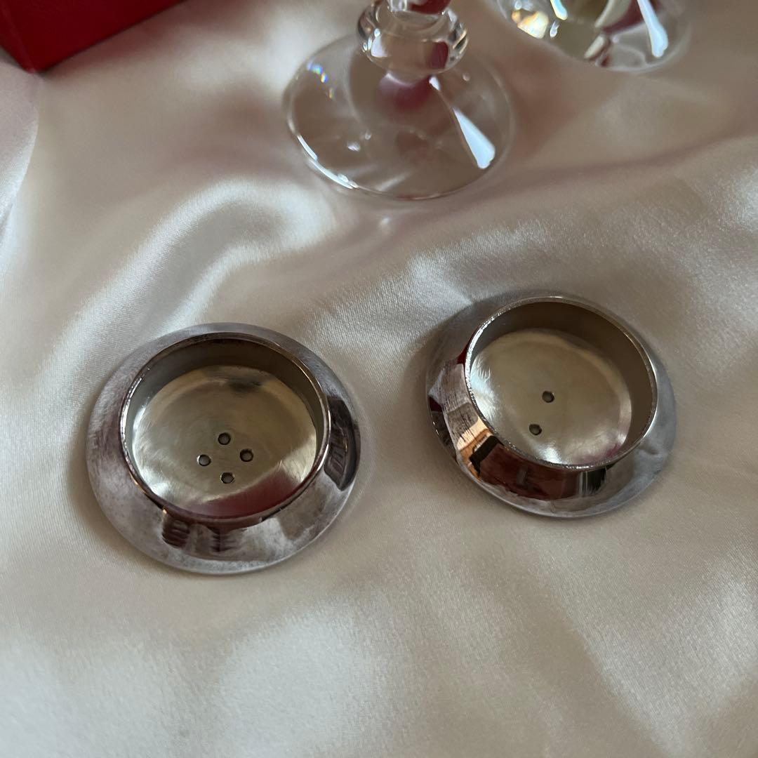 未使用　バカラBACCARATベガ　ソルト＆ペッパー シェーカー　調味料入れ