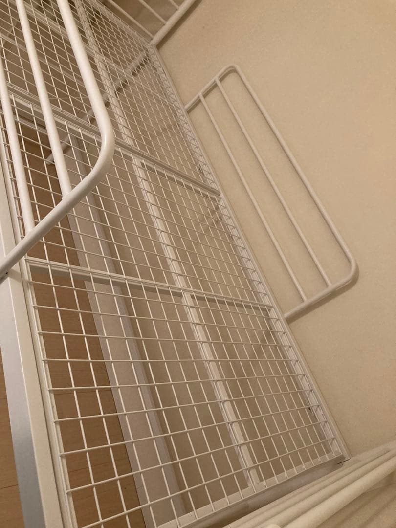 【送料込み】ニトリ スチールミドルベッド(MB02 WH)