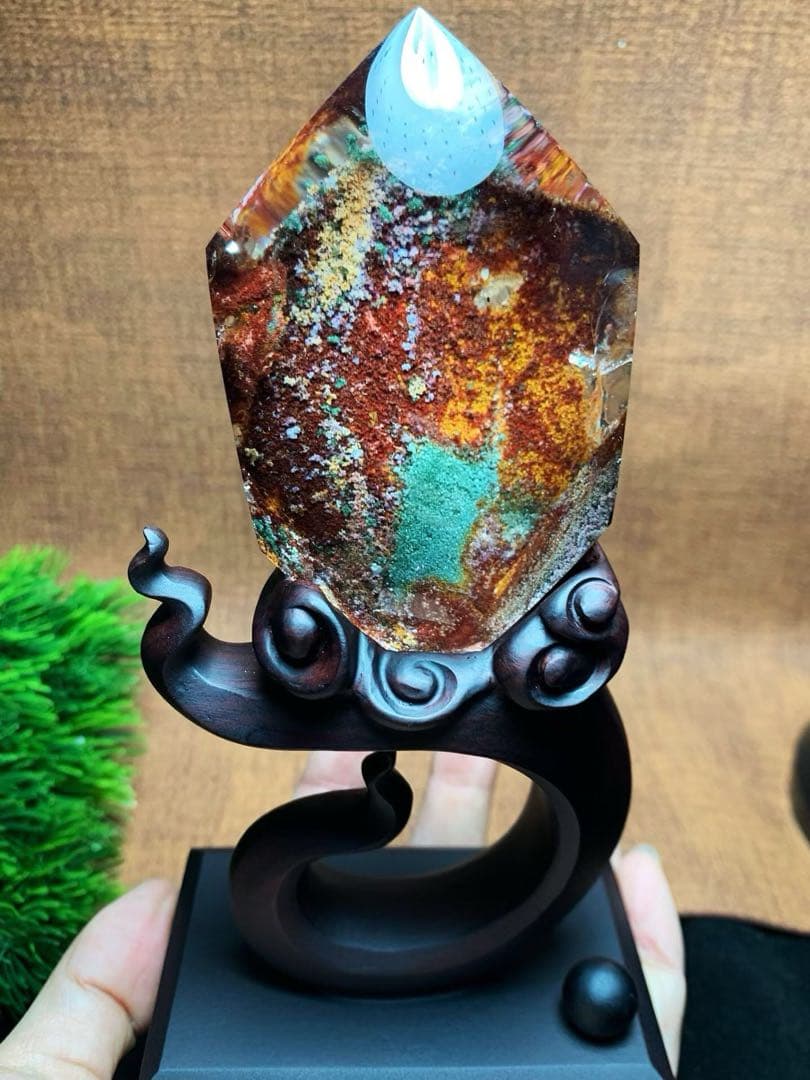 ⭐︎【極上品】天然 ガーデン クォーツ 置物 172.3g