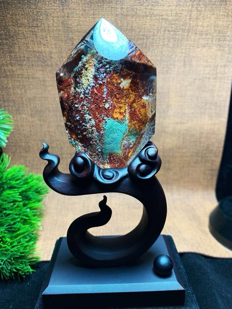 ⭐︎【極上品】天然 ガーデン クォーツ 置物 172.3g