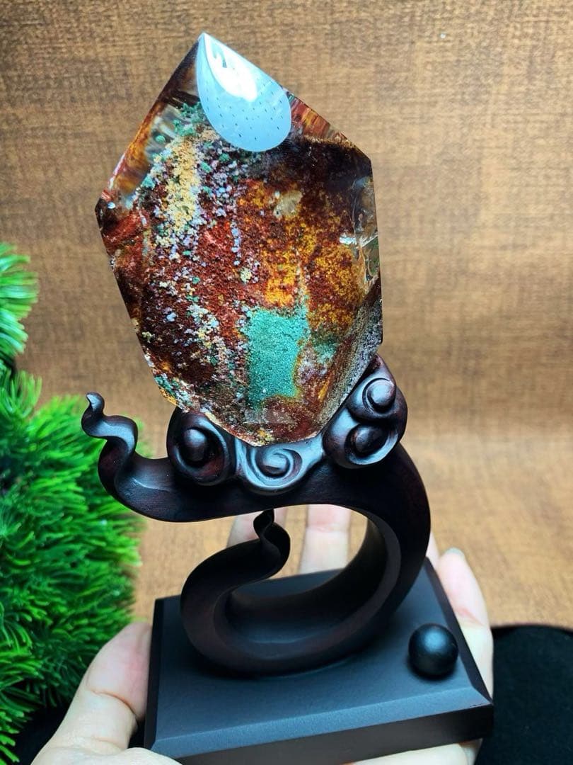 ⭐︎【極上品】天然 ガーデン クォーツ 置物 172.3g