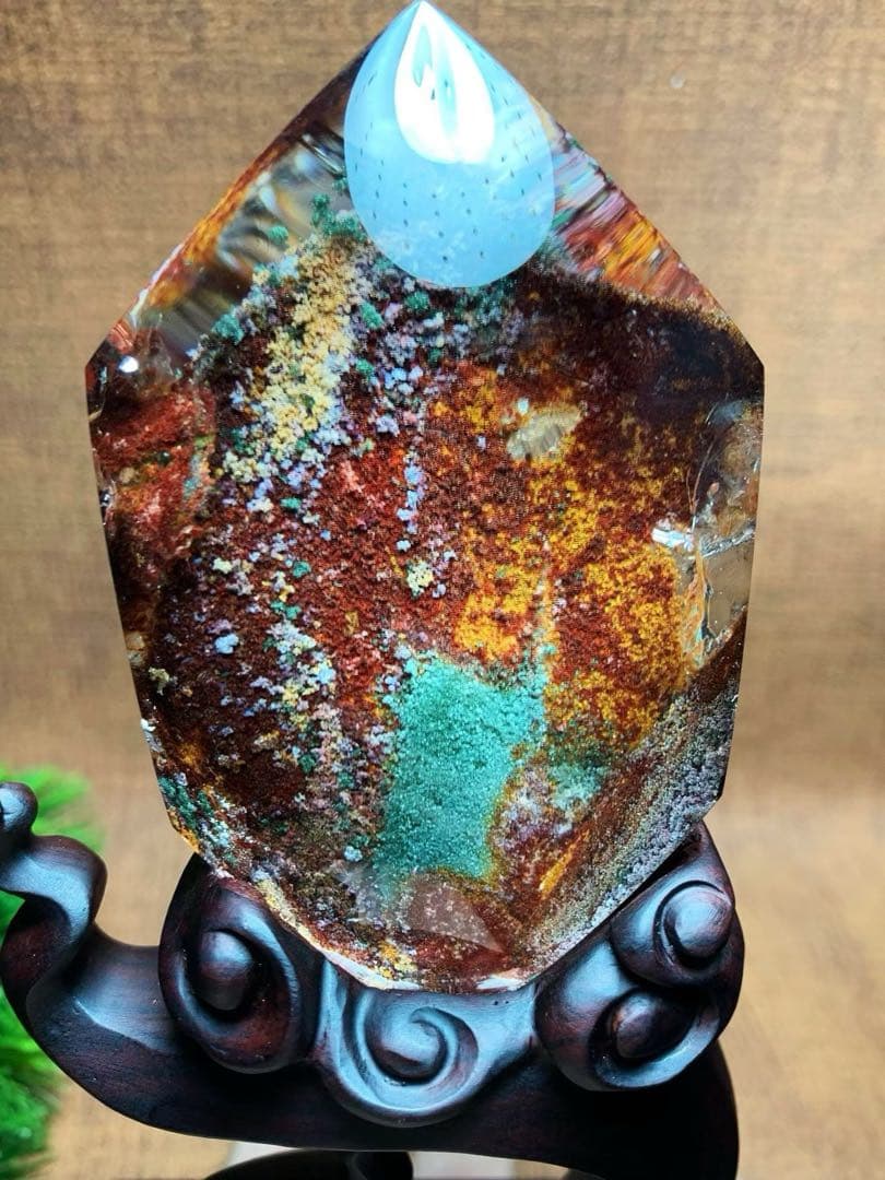 ⭐︎【極上品】天然 ガーデン クォーツ 置物 172.3g