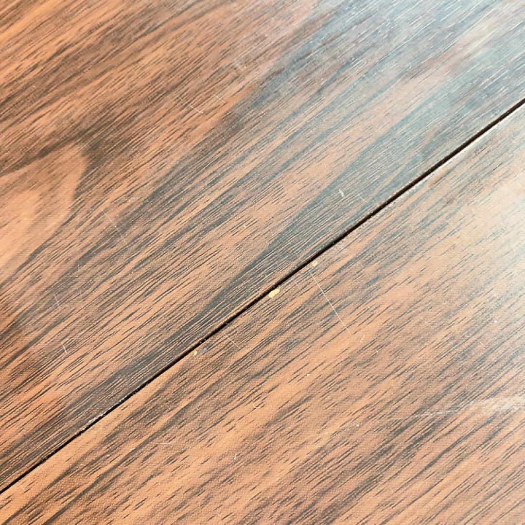 折りたたみテーブル 作業台 ウォルナット スチール