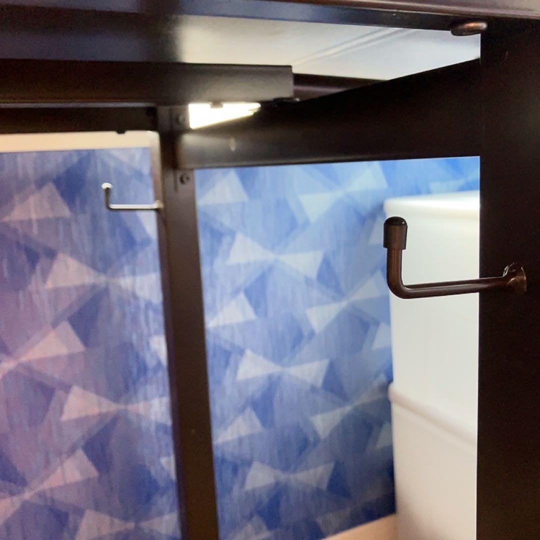 折りたたみテーブル 作業台 ウォルナット スチール