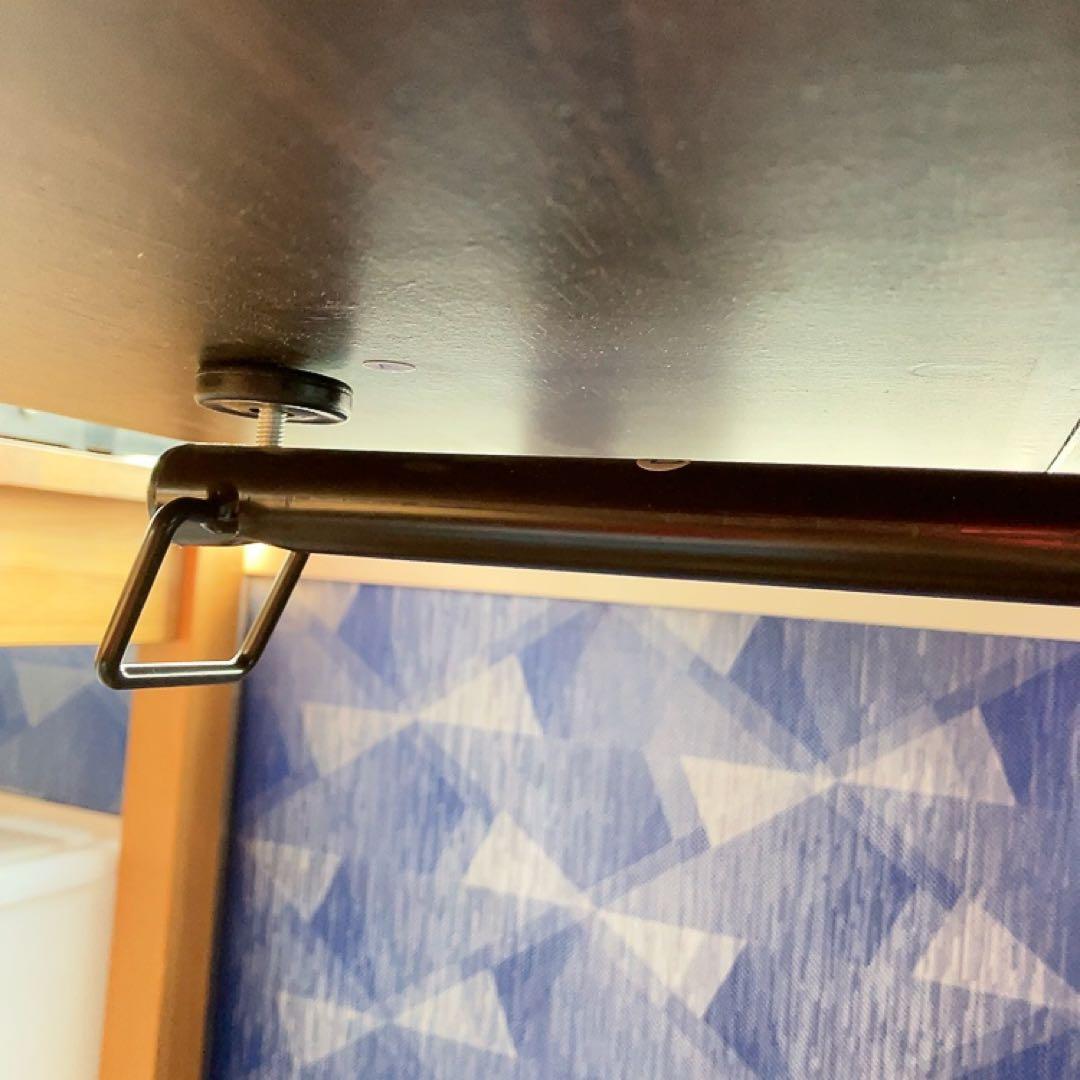 折りたたみテーブル 作業台 ウォルナット スチール