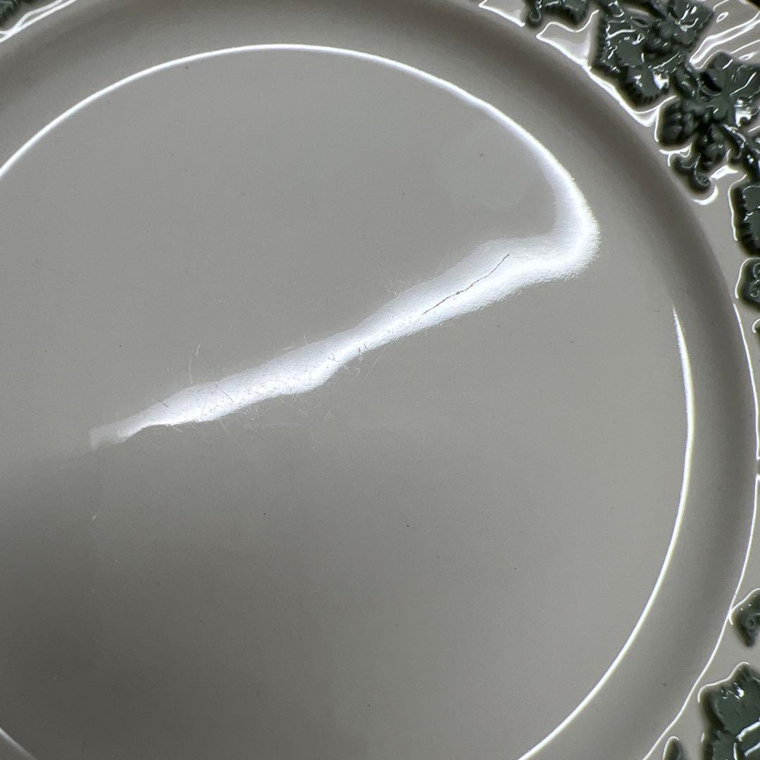 ウエッジウッド　クイーンズウェア　 オフホワイト/セラドンセット　 シェルエッジ