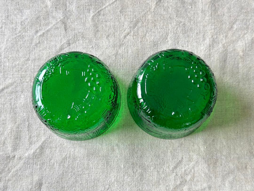 nuutajarvi Fauna(グリーン)ボウル(9.5cm)2つセット