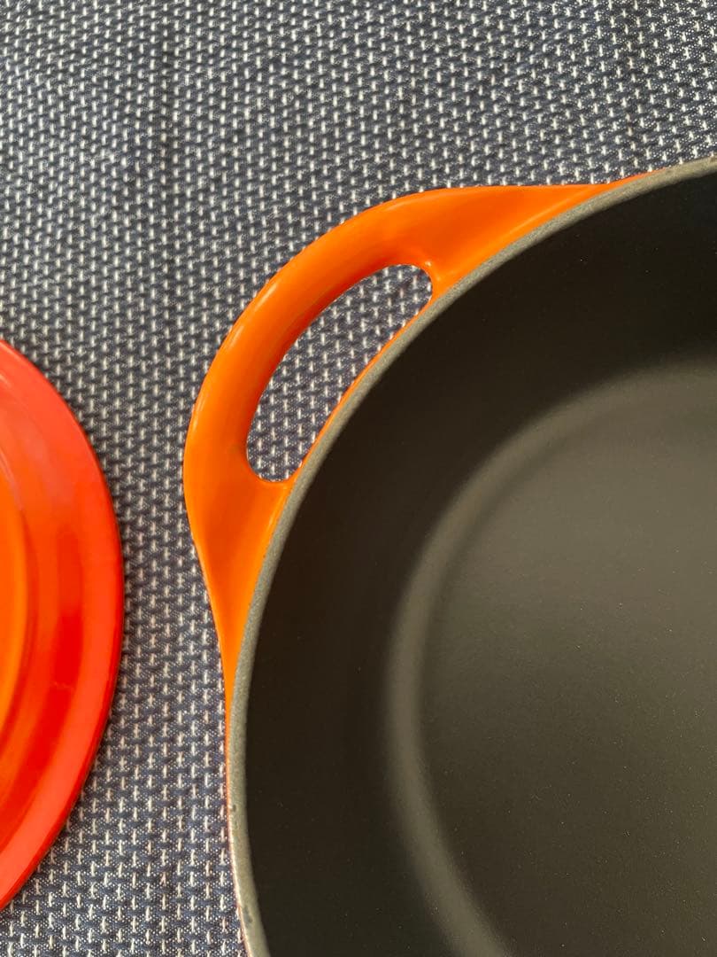 ル・クルーゼ両手鍋 オレンジ 20cm