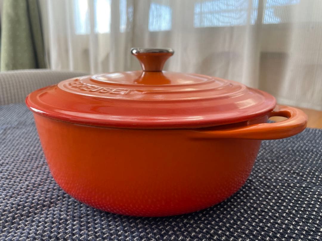 ル・クルーゼ両手鍋 オレンジ 20cm