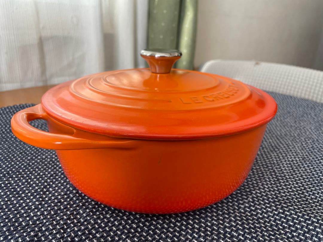 ル・クルーゼ両手鍋 オレンジ 20cm