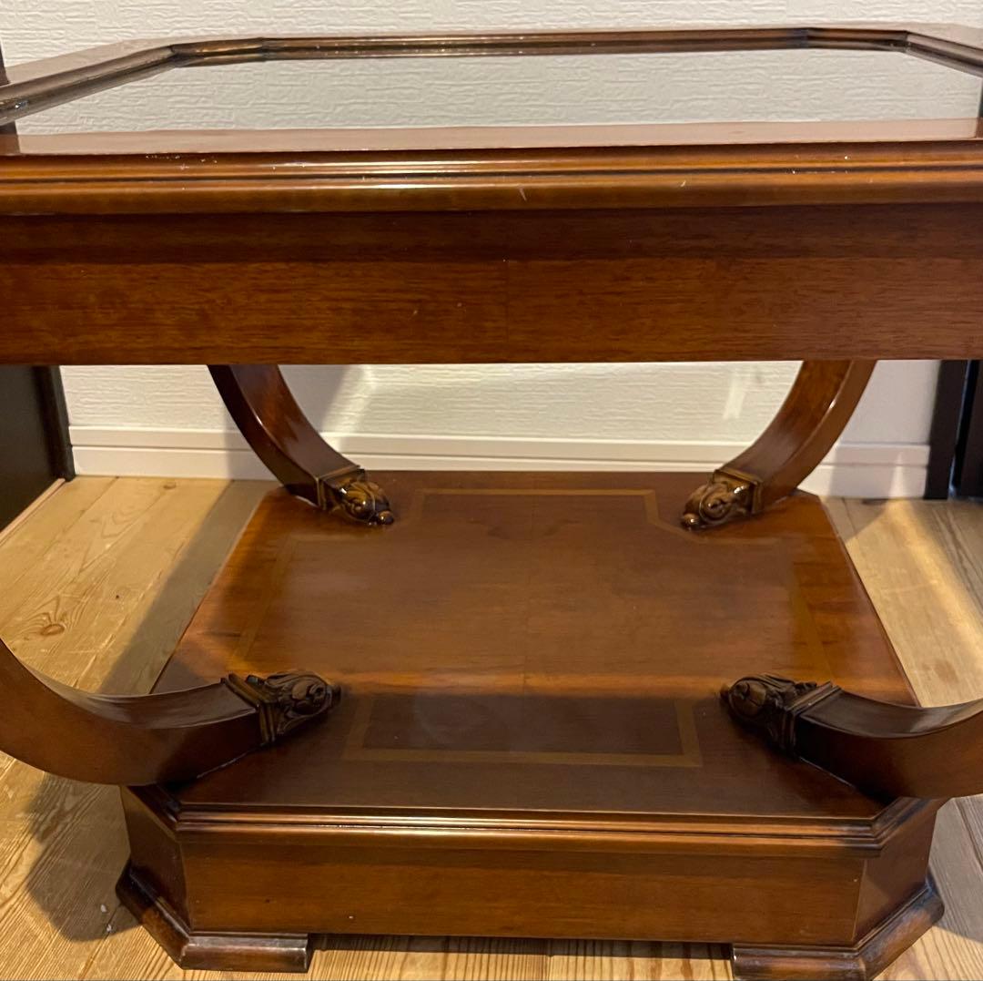 アジアン家具　象嵌　エスニック　ローテーブル　ちゃぶ台　ダイニング