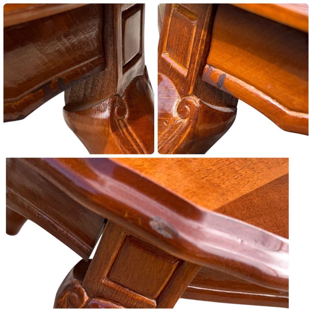 KZ022 イタリア製 象嵌細工　コーヒーテーブル　ローテーブル　クラッシック